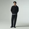 Lilang Men's Cotton Blend Long-Sleeve Polo Shirt