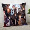 45*45 Pillow Case Bungo Stray Dogs Print For Wedding Pillow Cover Animals Pillowcases