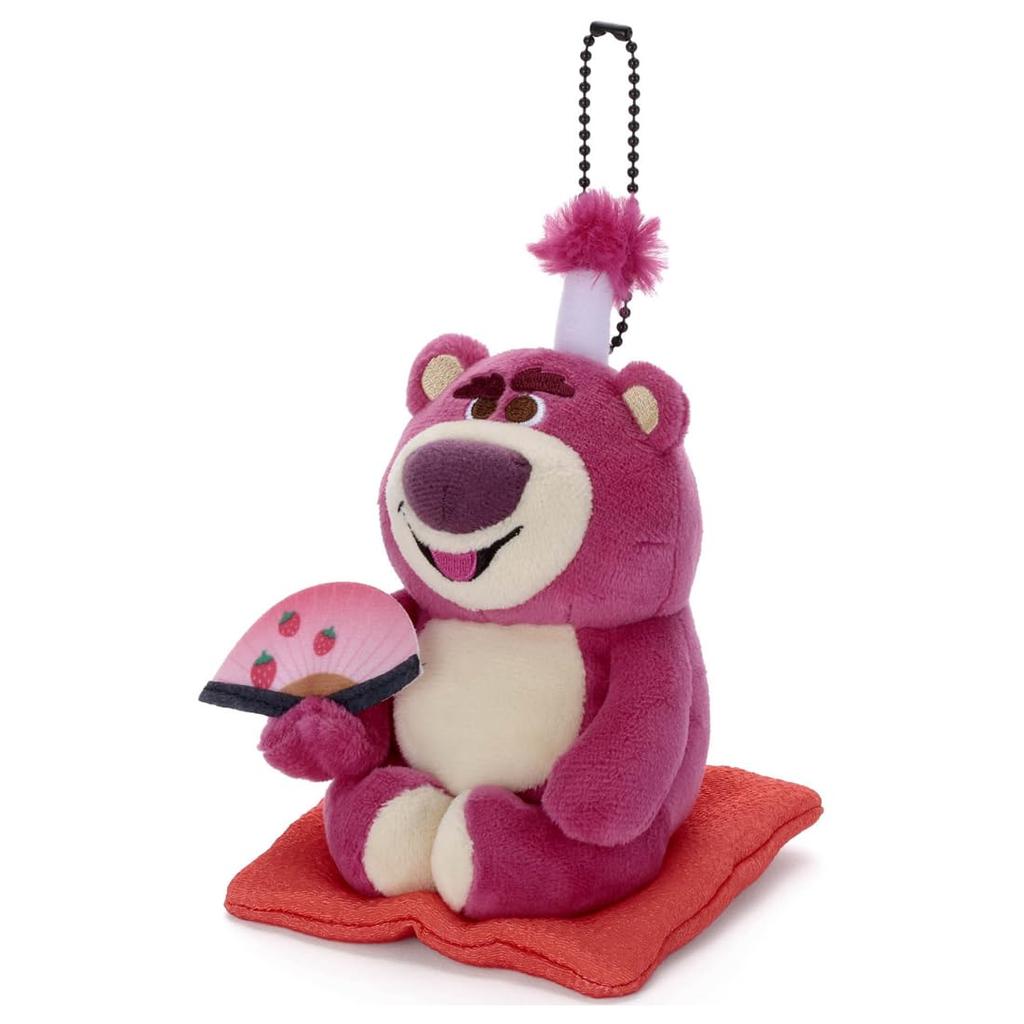 Takara Tomy Arts Pixar Character Toy Story 30th Anniversary Ball Chain Mascot Lotso the Evil Magistrate Plush Toy, Approximately 14cm Tall