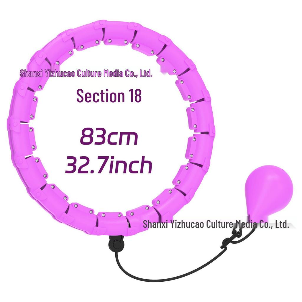 Intelligenter, abnehmbarer Hula-Hoop-Reifen für Frauen – Bauchweg-Effekt, taillenschonendes Fitnessprogramm