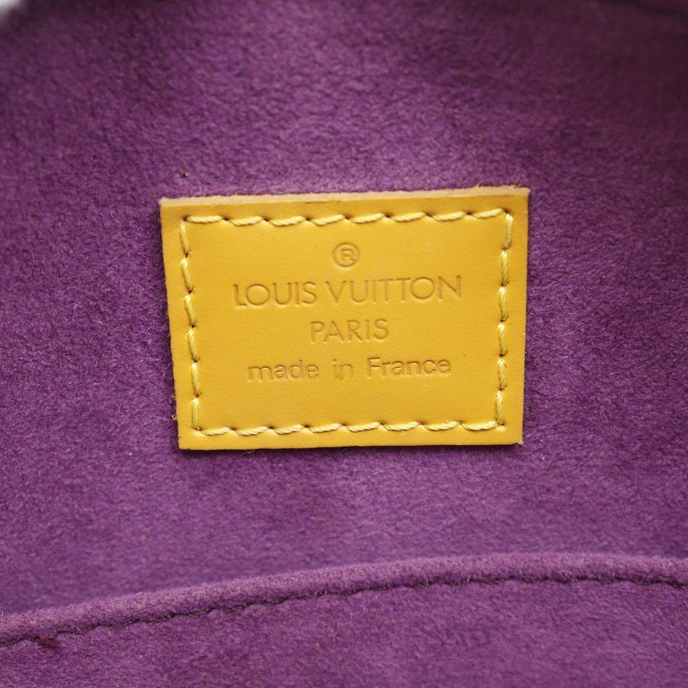 Louis Vuitton Jasmin Handbag M52089 Tassiri Yellow Yellow Epi Leather Women Used