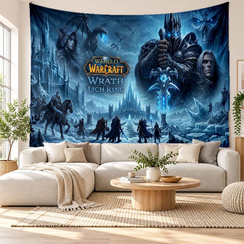 World of Warcraft Wall Tapestry Home Decor Hanging Cloth Art Background Tapestry for Bedroom