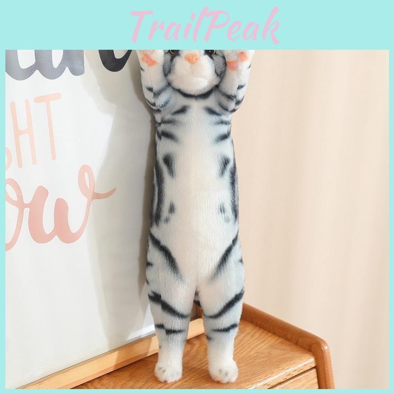 Standing Posture Cute Cat Plush Toy Pp Cotton Girls Gift Kids Room Decor