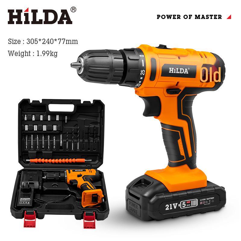 Hilda Lithium Dual Speed Electric Drill & Screwdriver