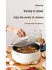 Multifunctional Electric Cooker: All-in-One Frying Pan and Hot Pot for Dorms and Households (Serves 3-4)