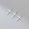 New Fashion Jewelry 925 Sterling Silver Fashion Cross Pendants & Charms for Necklace Jewelry Making