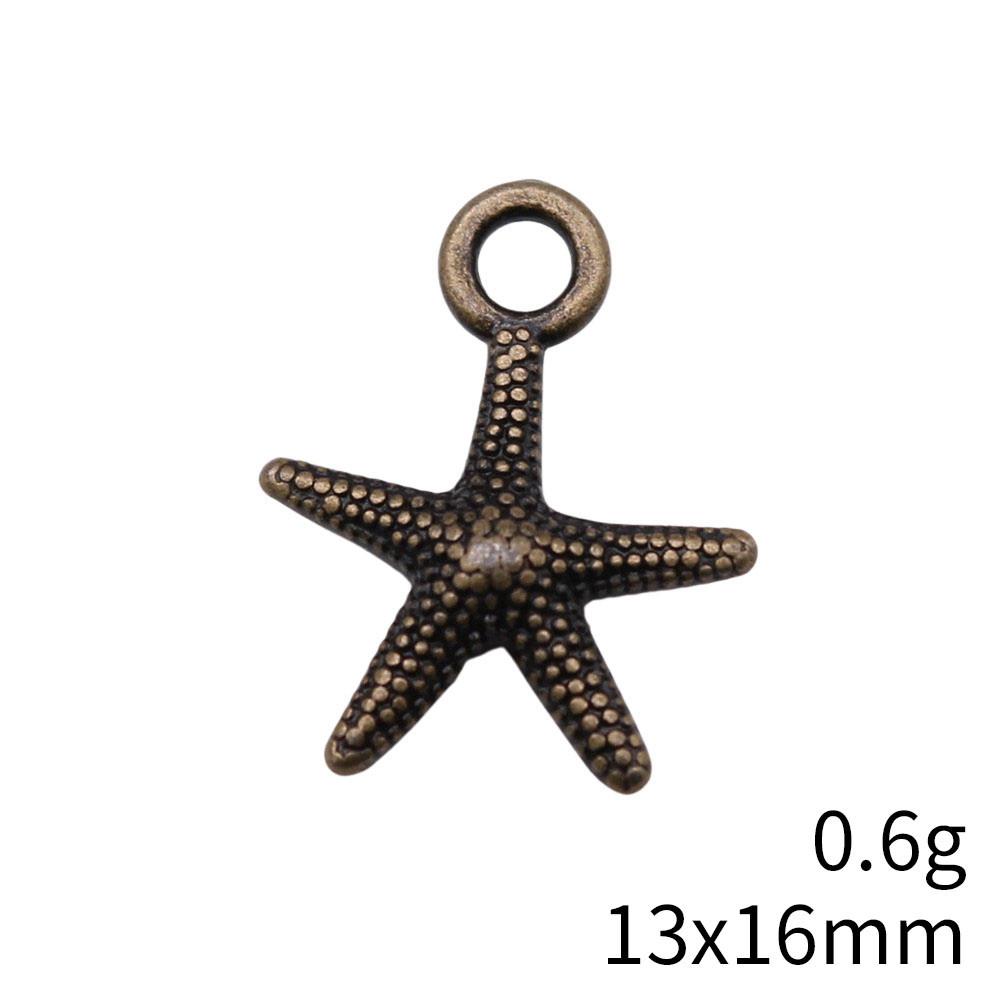 Mother's Day Charms For Needlework Starfish Charms Pendant Clearance Sale Items Pendants For Bracelets