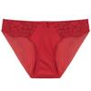 Womens Low-Rise Floral Lace Briefs With Cotton Crotch Breathable Butt-Lifting Design Fall Winter