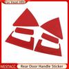 Carbon Fiber Car Back Rear Door Handle Bowl Sticker for Honda HR-V HRV Vezel 2015 -  Door Styling Decoration Accessories