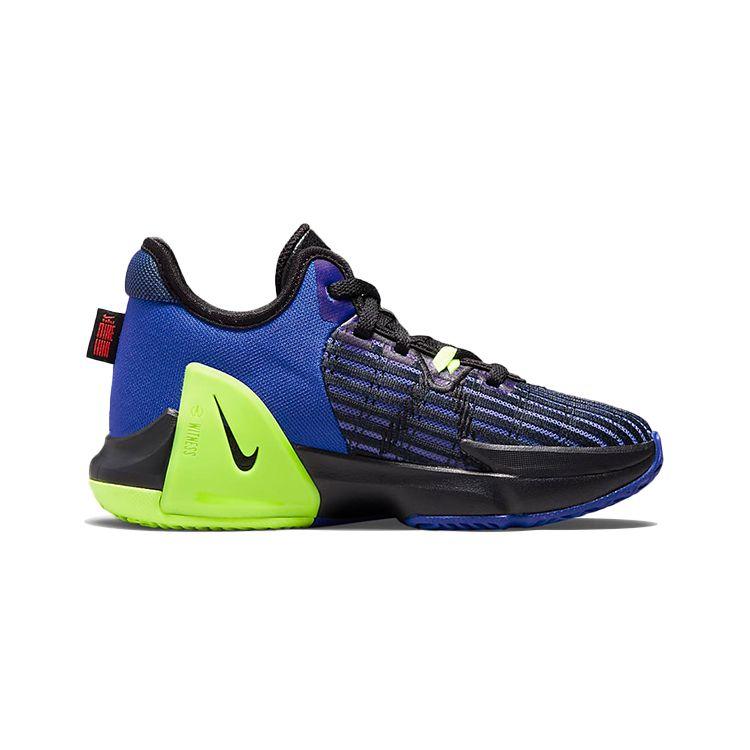 Nike LeBron Witness 6 PS Hyper Royal Bright Crimson Dětské tenisky Modrá Černá Volt DD0424-405