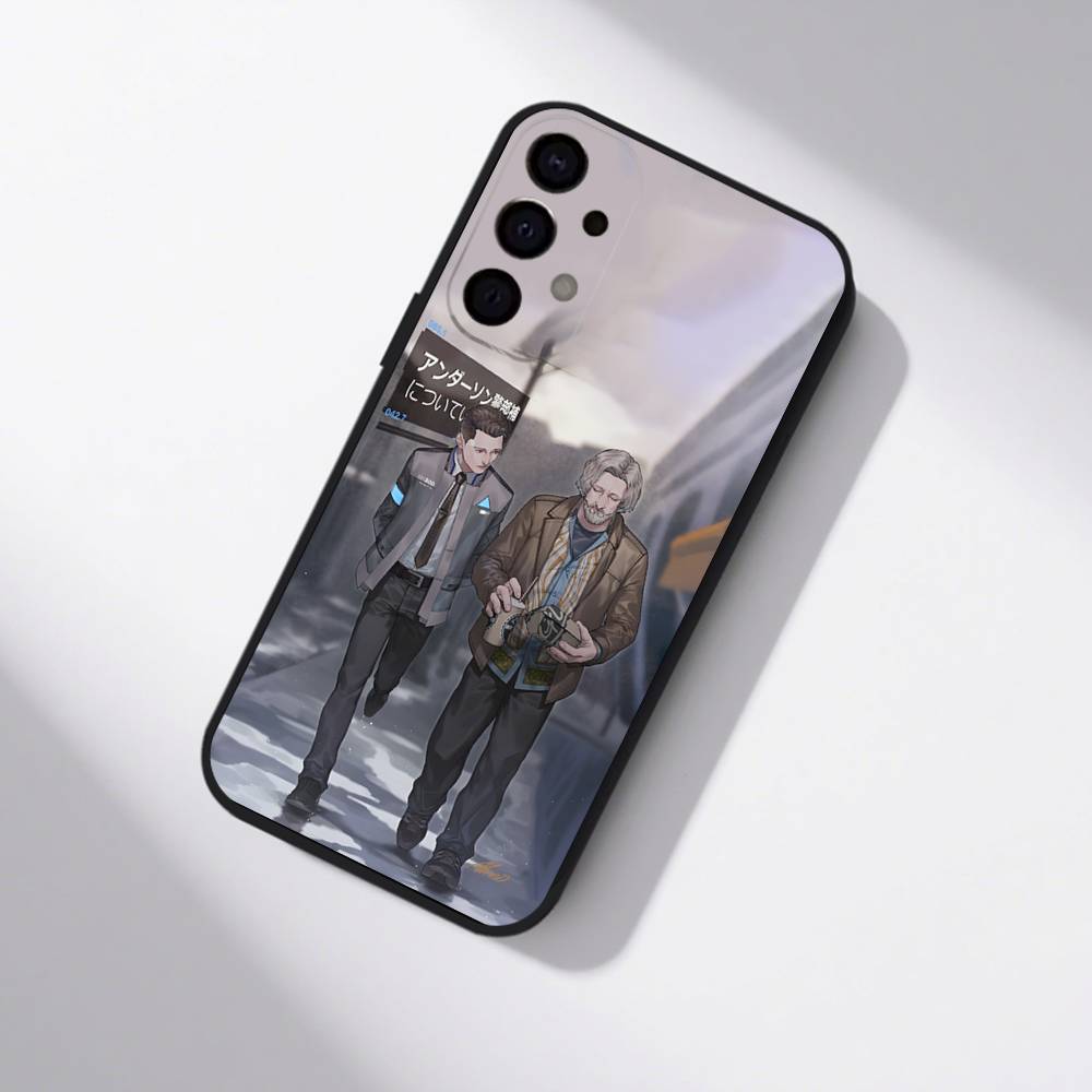 Game C-Connor  B-Become Human Phone Case For Samsung S25,S24,S21,S22,S23,S30,Ultra,S20,Plus,Fe,Lite,5G Black Cover