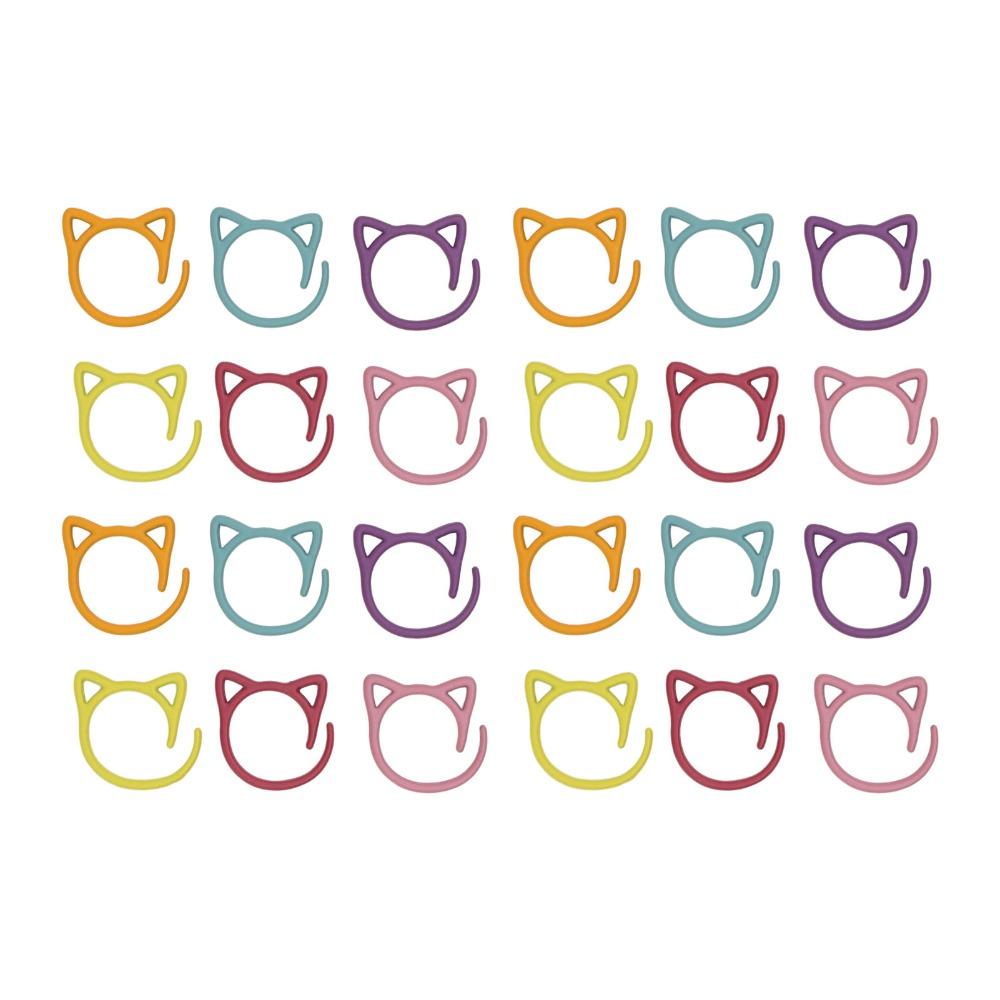24pcs Zinc Alloy Stitch Markers Multicolor Crochet Markers Marker Set Crochet Stitch Markers Sewing