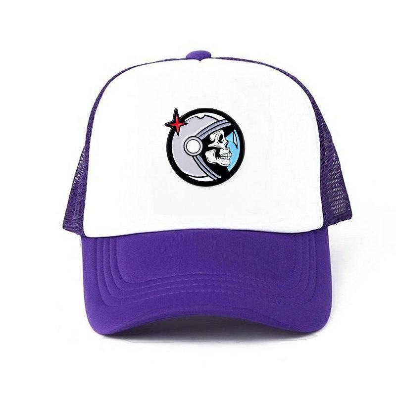 Casual Astronauts Snapback Hats Unisex Skull Spaceman Dad Hat Adjustable Spaceman Moon Landing Baseball Cap Hat YY431