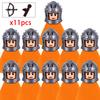 MOC Creative Medieval Game Valley Kinghts Ailin Guard Figures Warrior Armored Soldiers Army Weapons Helmet Blocks Bricks Toys