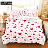 Love Pattern Bedding Set Duvet Cover Set 3d Bedding Digital Printing Queen Size Bedding Set Fashion Design