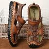 Men's Hand-stitched Casual Sandals, Outdoor Non-slip Walking Shoes