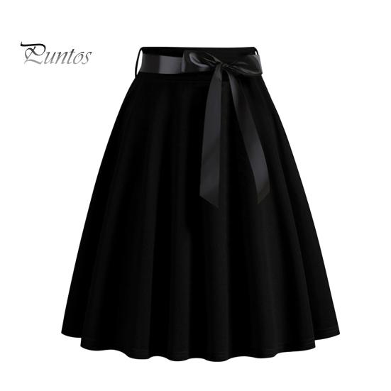 

Женская юбка с высокой талией, со шнуровкой на талии, юбка-солнце в стиле пэчворк, цветная юбка для выступлений, плиссированная юбка с оборками M чёрный