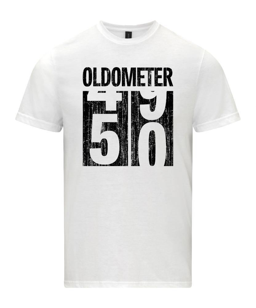 Oldometer 50 TShirt 50th Birthday TShirt 50 Year Old Gift Fifty Shirt 2XL