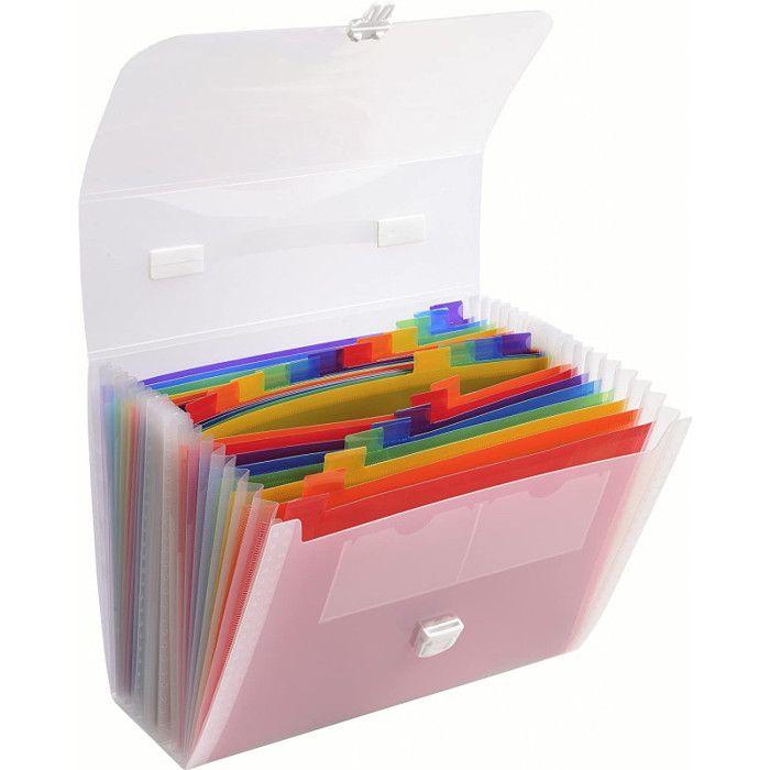 Trieur valisette avec poignée 24 compartiments pp - exacompta