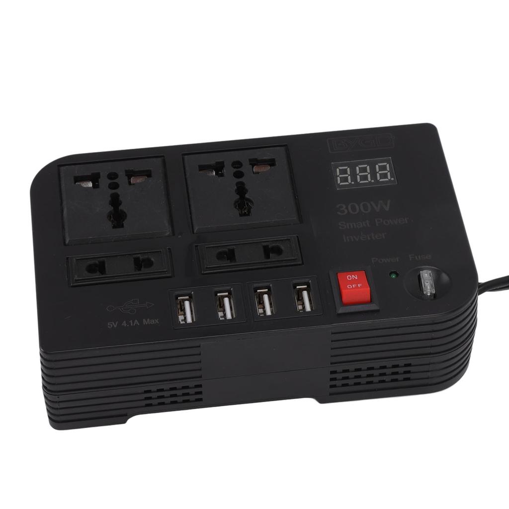 12V 300W Car Inverter AC 220V Power Converter Multiple Protection Vehicle Inverter Transformer