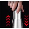 Zola Automatic Rotation Vegetable Chopper 5 Blades Stainless Steel Manual Dicer 16x6cm Black/Silver