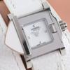 HERMES Medor lock Watches ME2.112 Triple Tour White WhiteDial Stainless Steel/leather Quartz Analog display Women Used