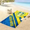 Leeds United Logo Aufdruck Strandtuch, Großes Weiches Schnelltrocknendes Handtuch für Strand Camping Schwimmen