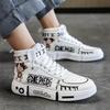 Parent Child Shoes One Piece Men Shoes Running Anime High Top Sneakers for Men Casual Shoes Walking Casual Shoes