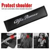 Car Stickers For Alfa Romeo Car Shoulder Cover Cushion Seat Belt Pad Seat Belt Cover For Alfa Romeo Giulia 156 MiTo Stelvio Spor