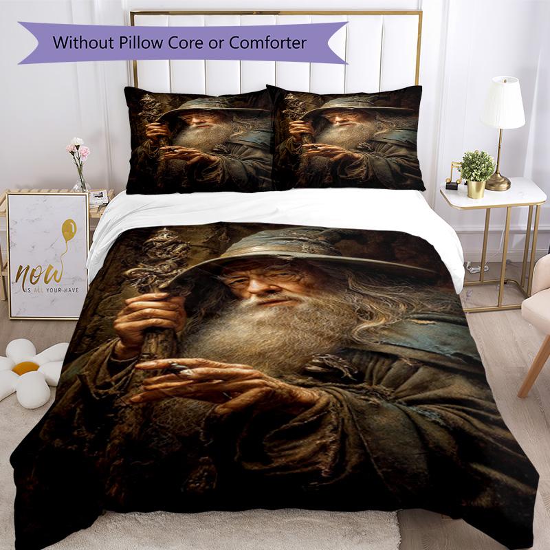 Lord Rings Bed Linen Set Design for Guest Room Machine Washable Perfect Gift for Friends Family