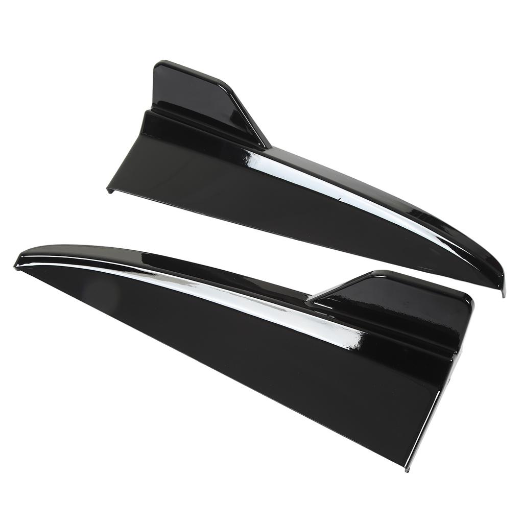 1 Pair Rear Bumper Lip Diffuser Tail Side Splitter Replacement for C‑Class W205 C43  ‑Line 2015‑2021