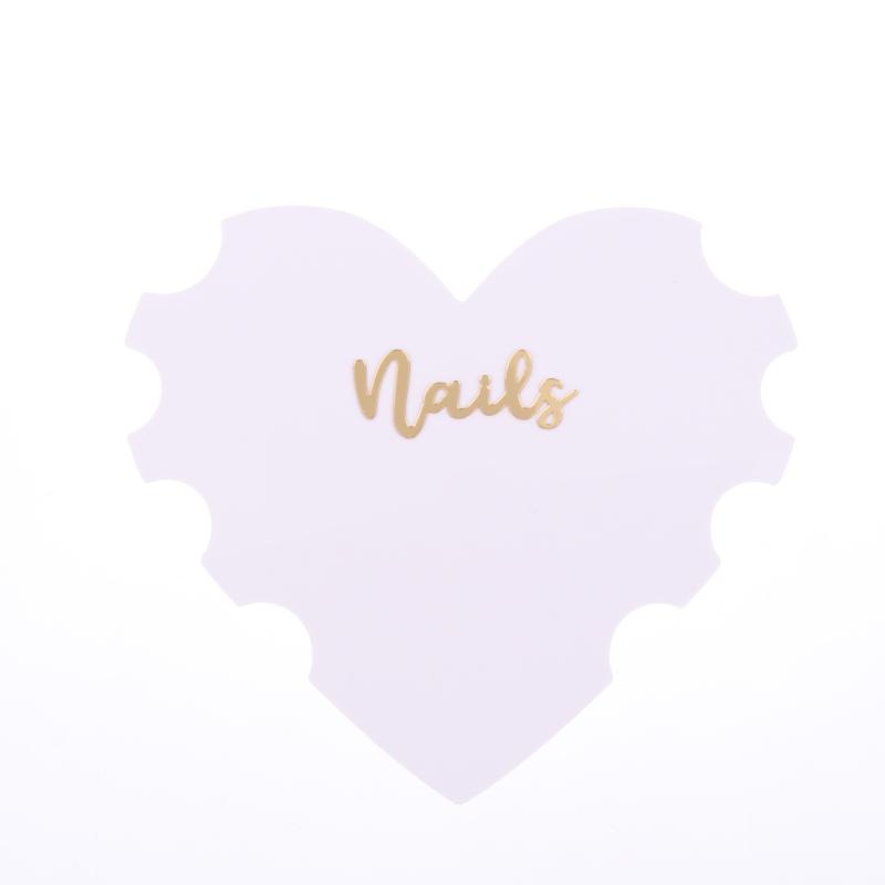 Prezent dla stylistki paznokci z sercem, Zdjęcia rzęs, Paznokcie By, Dekoracja salonu, Pokój kosmetyczny, Fryzjer, Paznokcie, Logo firmy, Rekwizyt do zdjęć w mediach społecznościowych
