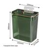 YIXI Transparent Wall-Mounted Kitchen Trash Can