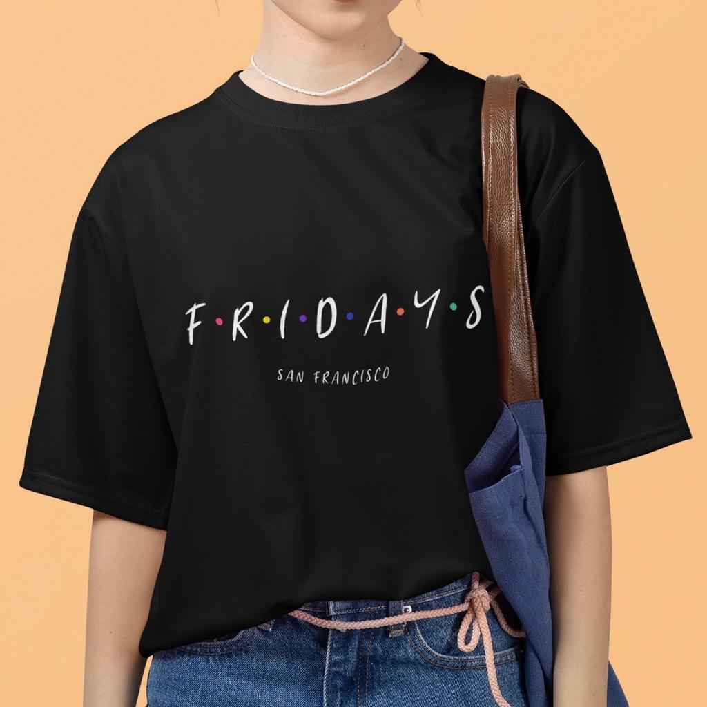 Fridays T-Shirt Minimalist Graphic Tee Casual Aesthetic Unisex Casual Streetwear