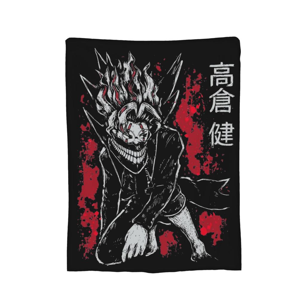 Dandadan Anime Blanket Cover Coral Fleece Plush Okarun Super Warm Throw Blanket for Bedding Couch Bedspread