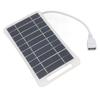 5V 2W USB Solar Charger Panel with USB Output Outdoor Solar Charger  Electric Fan