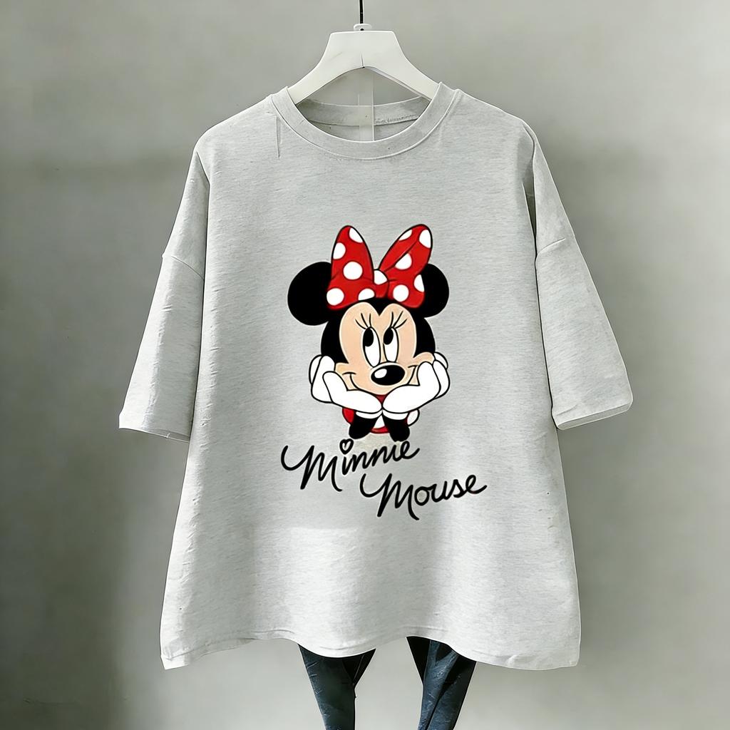 Minnie Mouse Disney T Shirt Women Man Cotton Short Sleeve Cartoon Graphic Tee Vintage Cute Casual Summer Tops 2026 Fashion Y2k