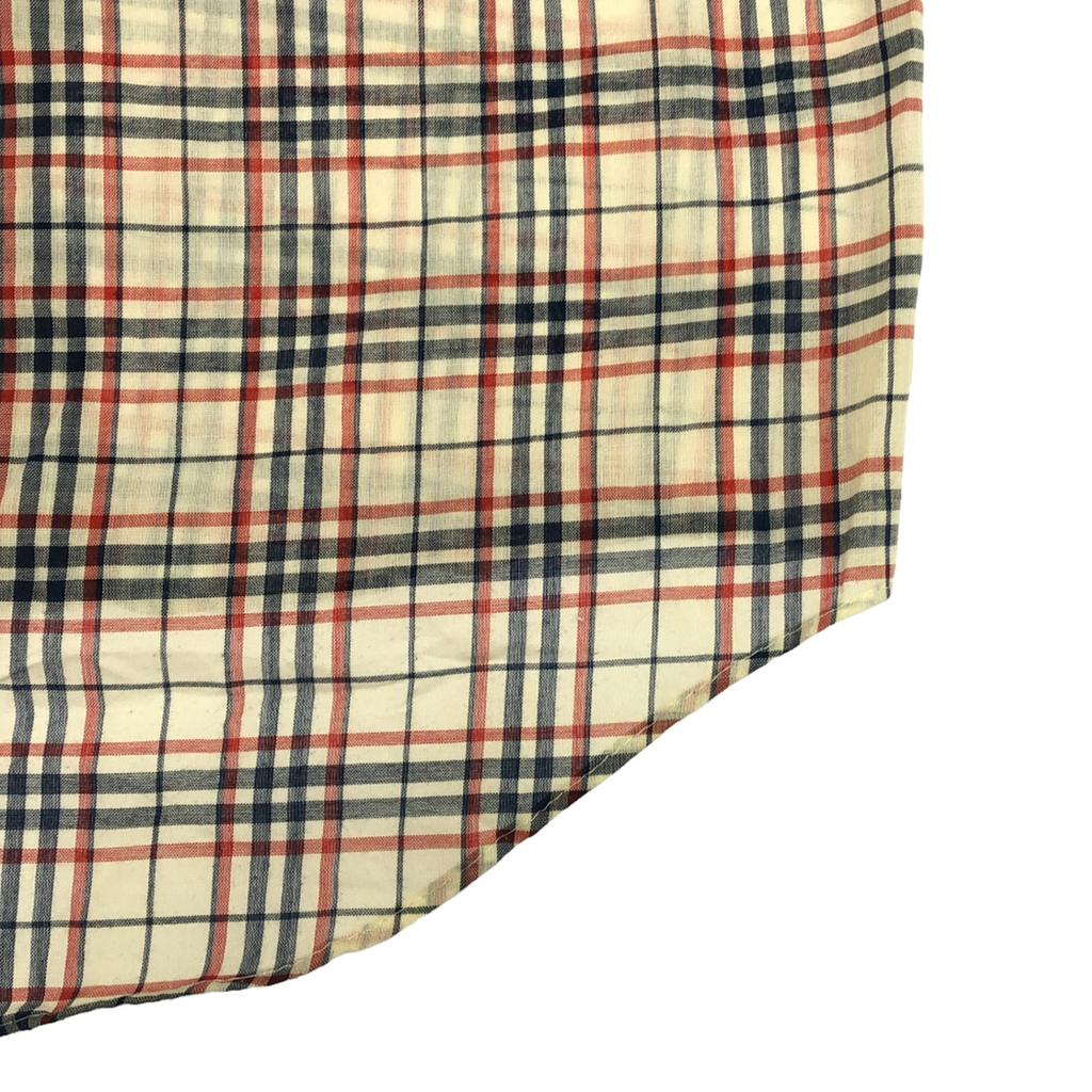 Sears 70s vintage Check Pattern Long sleeve PERMA-PREST shirt Beige Women Used