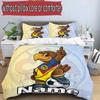 3pcs Duvet Cover Set (1*Duvet Cover + 2*Pillowcase, Without Core), Custom Name Club America Pattern Bedding Set, Home Bedroom Decor Gift