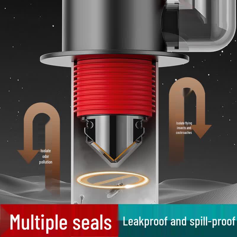 IVORPO Stainless Steel Drain Anti-Odor Sealer & Overflow Plug