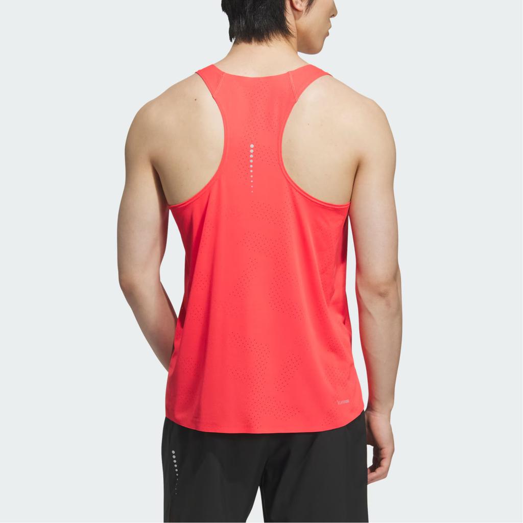 Adidas Climacool Running Tank Top Unisex Bright Red/Dark Silver Gray JZ2151