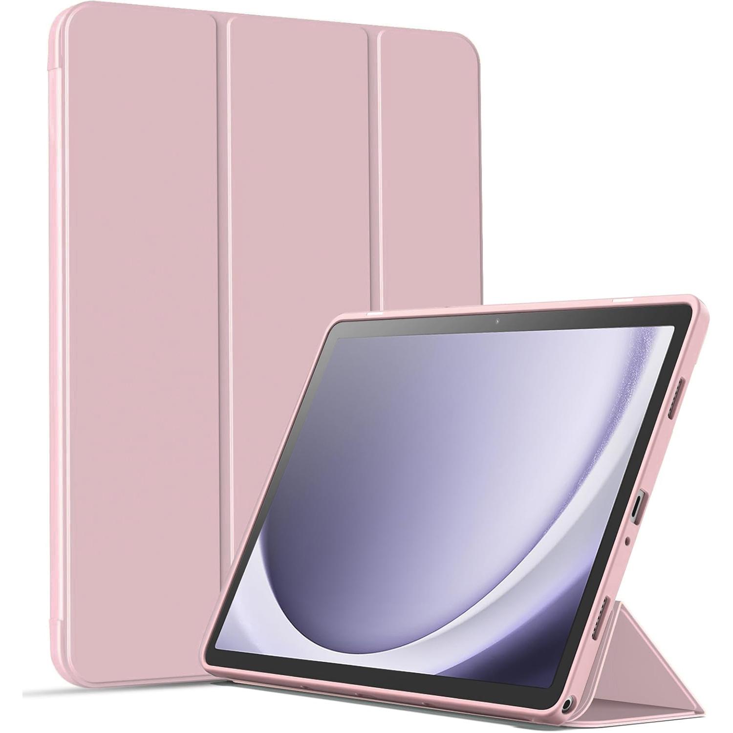 

Для Samsung Galaxy Tab A9 8.7 2023 SM-X110 SM-X115 Трехскладной чехол-подставка с функцией включения/выключения, откидная магнитная подставка, защитная крышка из ПУ кожи Tab A9 8.7