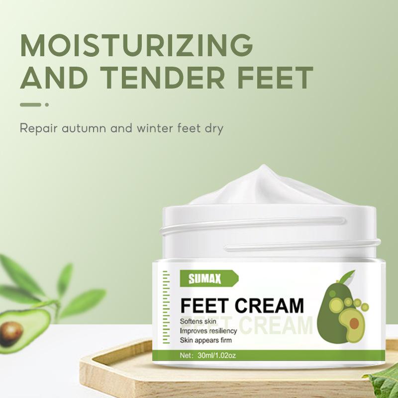 Avocado Foot Cream 30ml Mooth Delicate Radiant and Translucent Rapid Absorption of Skin Retinol Anti Aging Serum