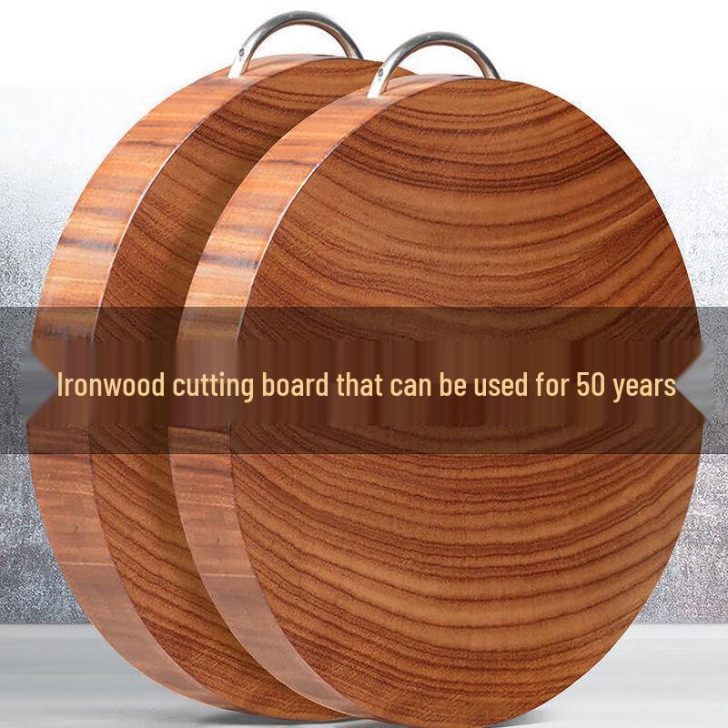 

SPACEXPERT Antibacterial Ironwood Cutting Board with Handle