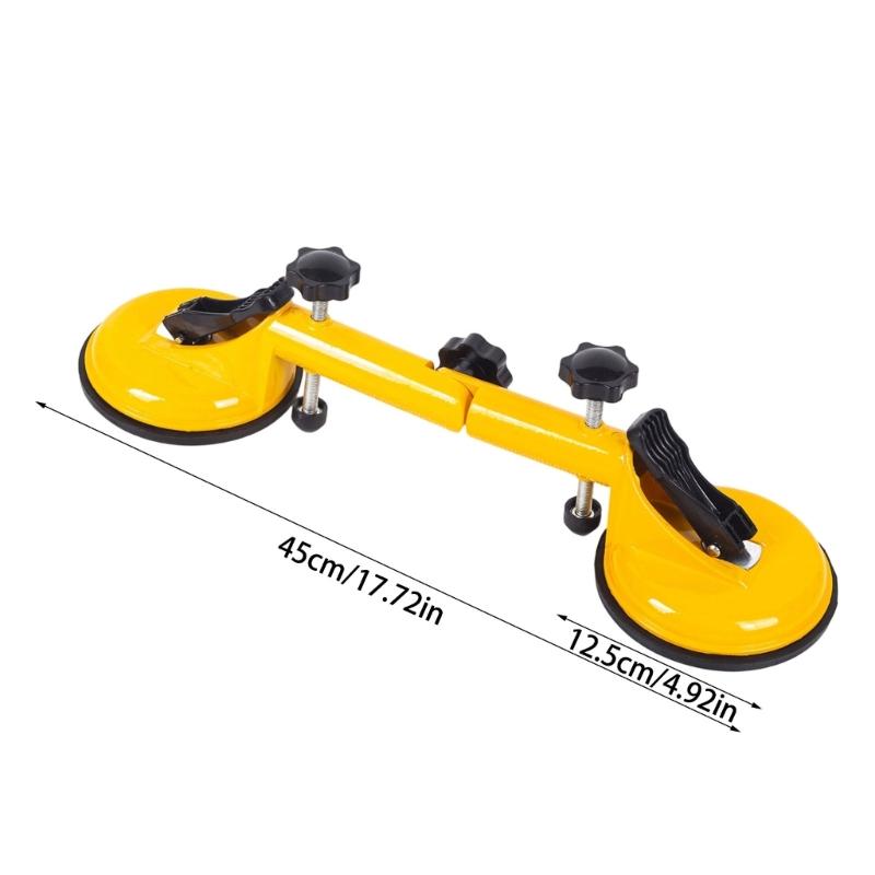 Heavy Duty 4.65" Vacuum Suction Levelers Accuracy Gaps Adjustment 0 2Inch Ranges Solid Aluminum Alloy Construction