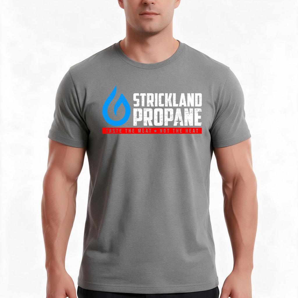 Strickland Propane Worn Look Tshirt Summer Casual Cotton Tee Oversized Streetwear Tops Vintage Graphic Print 100 Cotton