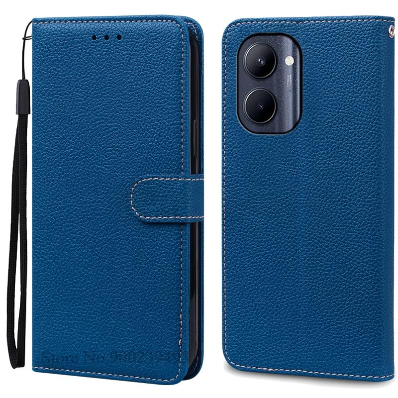 Für Realme C33 Hülle Leder Klapp-Brieftaschenhülle Für Realme C33 Hülle Handyhülle Brieftasche Buch Coque Fundas Shell