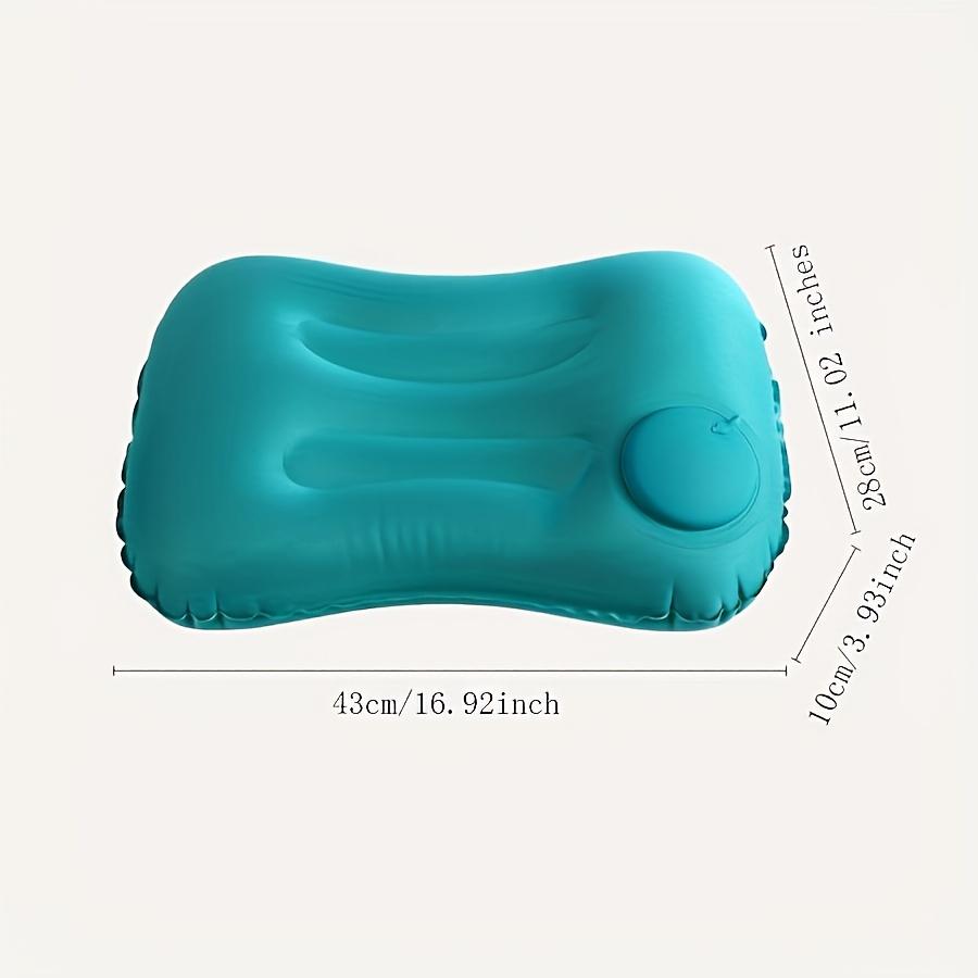 2/1Pcs Portable Inflatable Pillow Foldable Napping Neck Protection Office Travel Pillow Home Neck & Waist Support Air Pillow