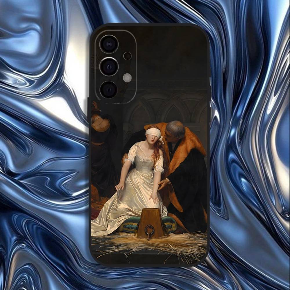 Renaissance Art Painting Phone Case For Samsung S25,S24,S21,S22,S23,S30,Ultra,S20,Plus,Fe,Lite,5G Black Cover Samsung S24ULTRA