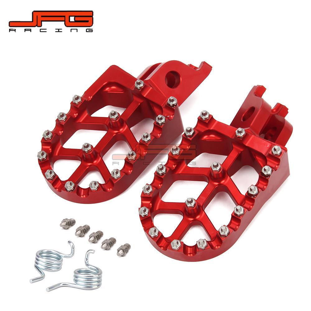 CNC Aluminum Foot Pegs for CR/CRF/125/250/500/230/450R Off-Road Motorcycles